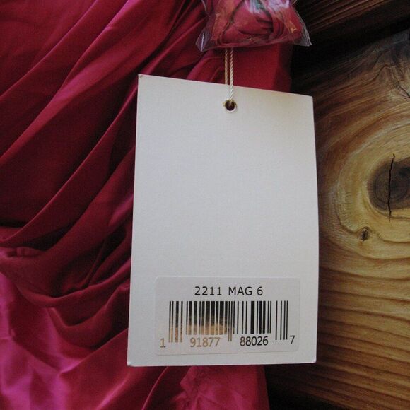 Mac Duggal Pink 2211 STRAPLESS EMBELLISHED SWEETHEART NECKLINE SATIN GOWN - Picture 14 of 15
